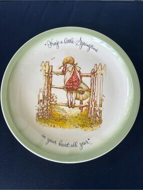 Vintage Holly Hobbie Collector's Edition Plate
